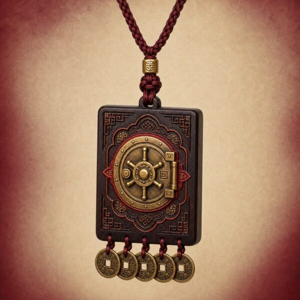 Longhu Mountain Wealth Vault Pendant