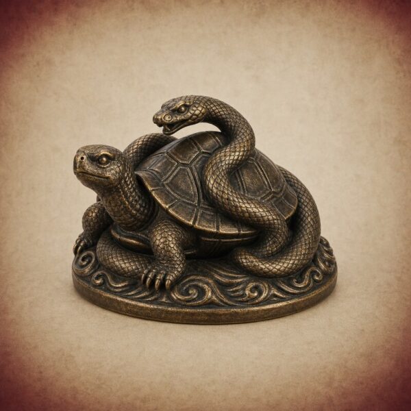 Black Tortoise Bronze Charm