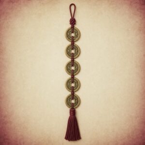 Five-Emperor Coins Charm – Copper Charm