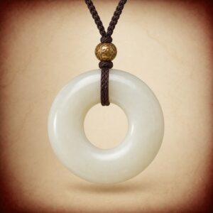 Hetian Jade Peace Buckle