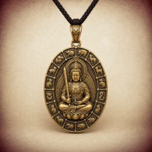 Zodiac Guardian Buddha Pendant – Jade Pendant