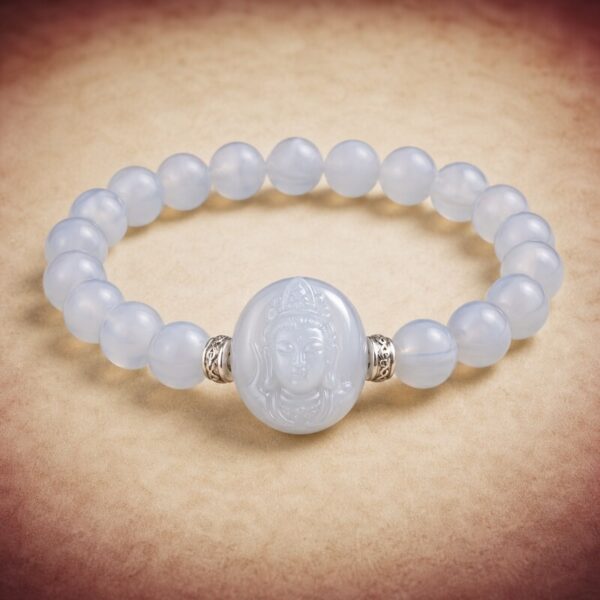 Guanyin Chalcedony Bracelet