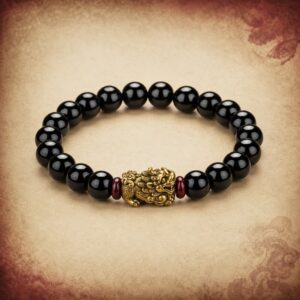 Black Obsidian Pixiu Bracelet
